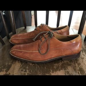 Men’s Tan Gordon Rush Leather Dress Shoes 10.5